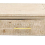 Ensemble unique de trois meubles sectionnels rétro comprenant un buffet, une console et une table basse, idéal pour