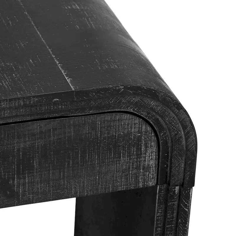 Ensemble unique de trois meubles sectionnels rétro comprenant un buffet, une console et une table basse, idéal pour