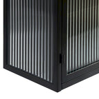 27.56Portes vitrées Armoire murale moderne à deux portes avec trois niveaux de rangement pour entrée, salon, salle de bain, salle à manger