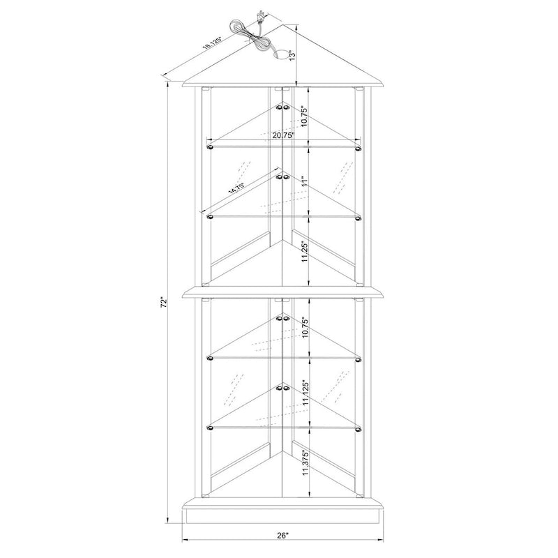 Meuble haut avec éclairage