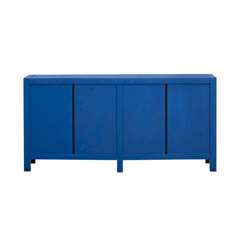 Caractéristiques uniques d'une armoire en placage de frêne avec portes à motif de lignes rayonnantes