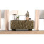 Roman Mango Brown 3-Door Server