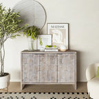 Buffet de style campagnard en bois à 3 portes