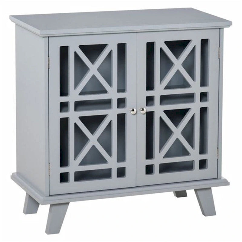 Meuble de cuisine anti-basculement en bois avec portes - N/A