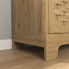 Bahut de style moderne rustique avec tiroir et étagère réglable