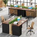 Bureau d'ordinateur moderne et simple Table d'étude et d'écriture avec 5 tiroirs