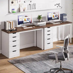 Bureau d'ordinateur moderne et simple Table d'étude et d'écriture avec 5 tiroirs