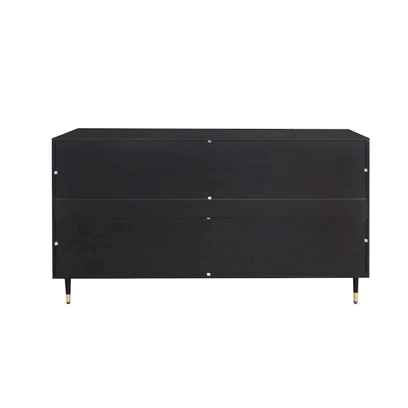 Meuble d'appoint Armoire en bois avec 4 portes vitrées