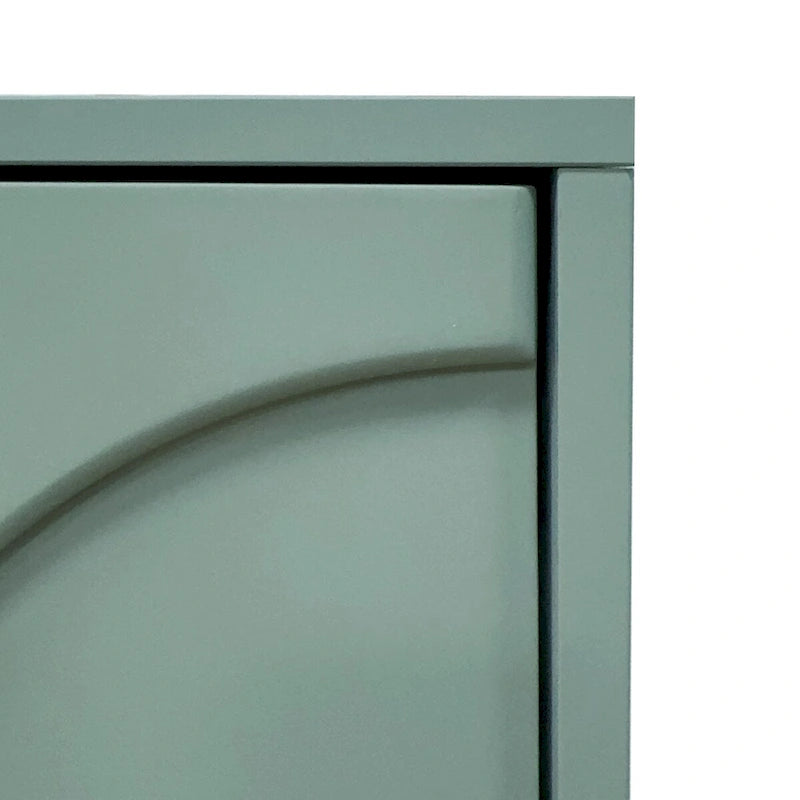 Meuble d'appoint Armoire en bois avec 4 portes vitrées