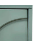 Meuble d'appoint Armoire en bois avec 4 portes vitrées