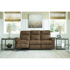 Canapé inclinable marron - 86 L x 40 P x 40 H