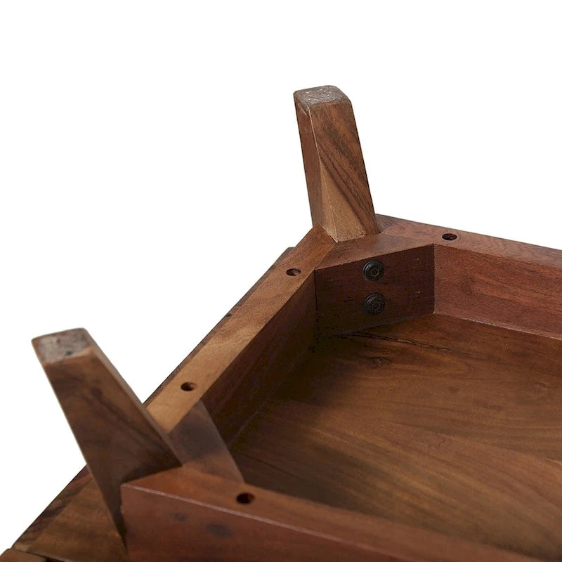 Buffet de salle à manger en bois à six tiroirs