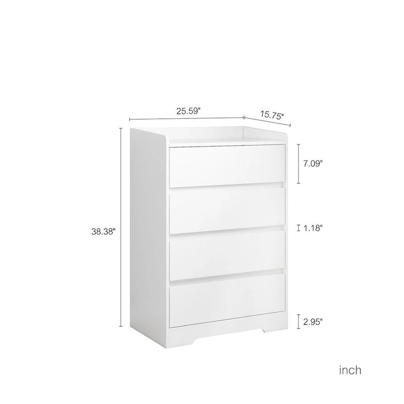 GEITIN Commode Armoire Moderne en Bois avec Cadre Robuste