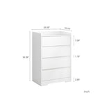 GEITIN Commode Armoire Moderne en Bois avec Cadre Robuste