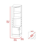 Meuble Bar pour Cuisine, Salle à Manger, Salon, Noyer Foncé