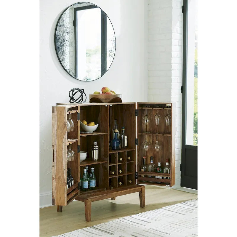 Meuble de bar marron Dressonni Signature Design by Ashley - 32 L x 20 P x 45 H