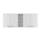 Meuble haut de cuisine Ontario, deux portes, finition blanche, haute qualité et durable