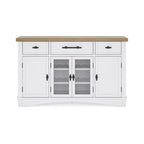Signature Design by Ashley Ashbryn White/Natural Dining Server - 60 L x 19 P x 37 H
