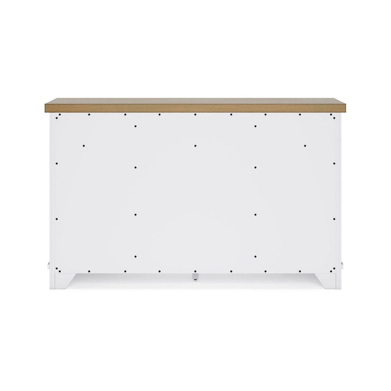 Signature Design by Ashley Ashbryn White/Natural Dining Server - 60 L x 19 P x 37 H