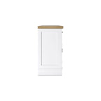 Signature Design by Ashley Ashbryn White/Natural Dining Server - 60 L x 19 P x 37 H