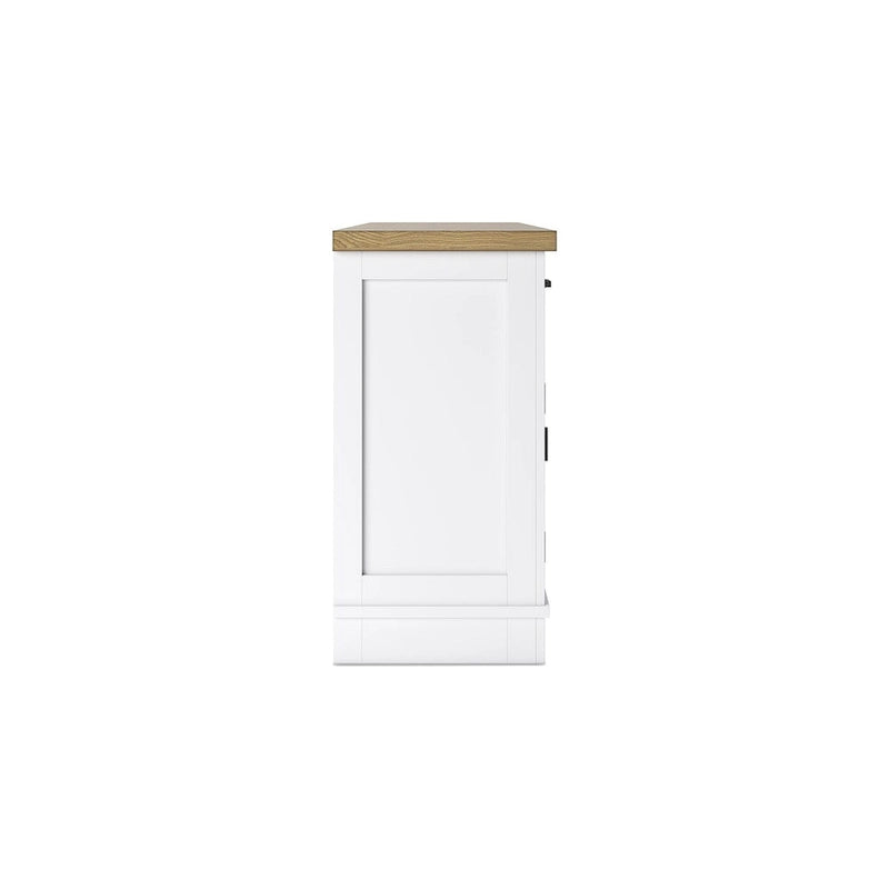 Signature Design by Ashley Ashbryn White/Natural Dining Server - 60 L x 19 P x 37 H