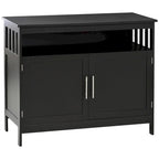 Buffet en bois avec étagère et porte magnétique - S.O.