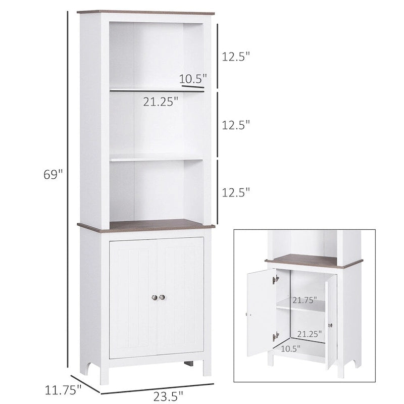 Meuble de rangement autoportant, Colonne de salle de bain, Buffet