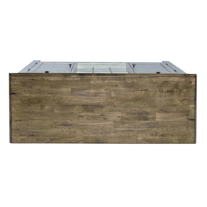 Buffet couleur miel antique et blanc cassé Carolina Crossing