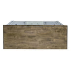Buffet couleur miel antique et blanc cassé Carolina Crossing