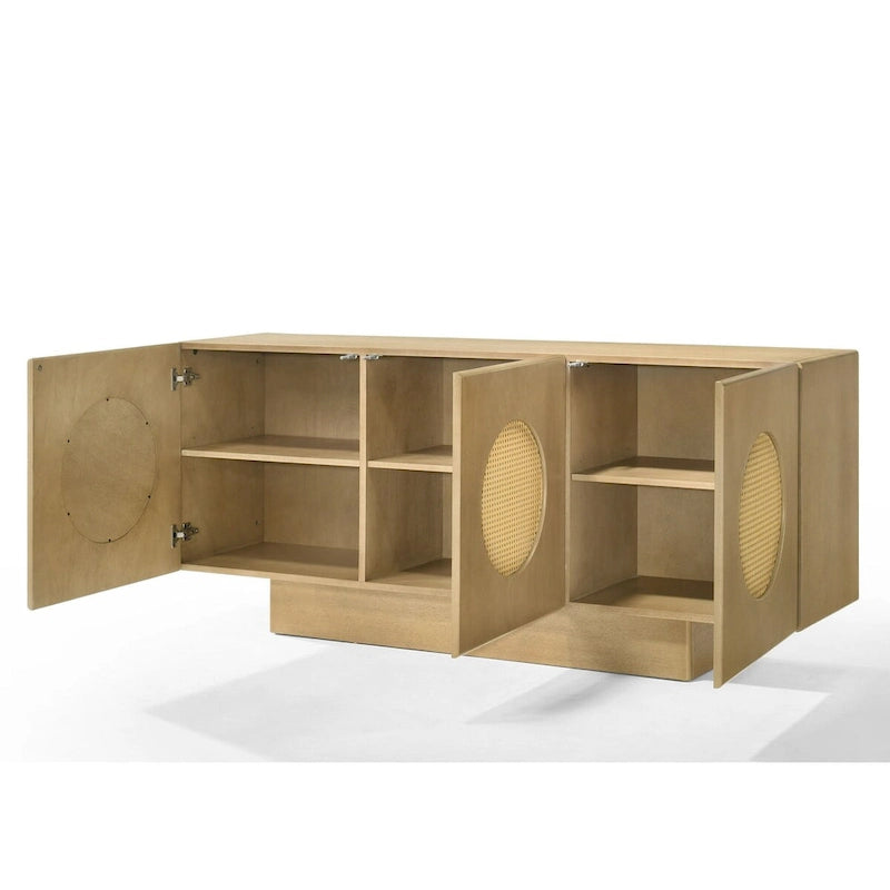 Buffet en chêne blanc moderne Nova Domus Oshana