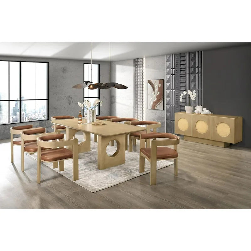 Buffet en chêne blanc moderne Nova Domus Oshana
