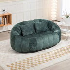 Fauteuil poire paresseux en chenille
