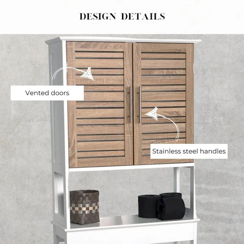 Meuble de rangement Stockholm pour toilettes – 24,80 po L x 9 po l x 70,50 po H