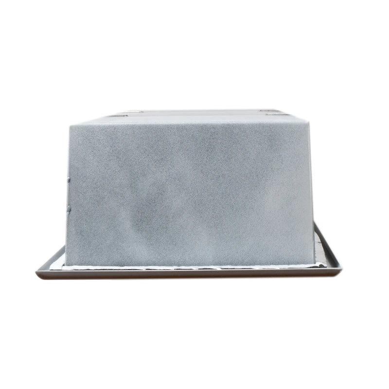 Niche de douche de salle de bain verticale triple étagère en acier inoxydable blanc mat 8 x 36 de marque ALFI