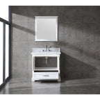 Ensemble de meuble-lavabo en bois massif Mareo 36