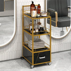 Chariot de rangement pour salon de beauté