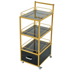 Chariot de rangement pour salon de beauté