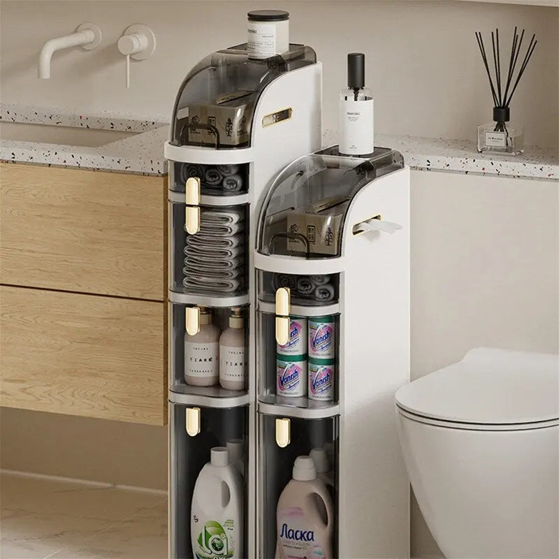 Petit meuble de rangement de salle de bain étanche - 16,14P x 7,09L x 19,69H