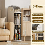 Petit meuble de rangement de salle de bain étanche - 16,14P x 7,09L x 19,69H