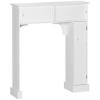 Over the Toilet Bathroom Cabinet, Freestanding Bathroom Storage Cabinet with Adjustable Shelves