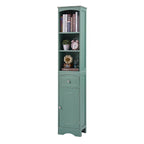 Meuble Colonne de Salle de Bain Autonome avec Tiroir - 34 x 23 x 170 cm (L x l x H)