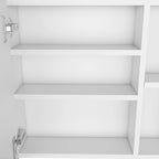 Armoire à pharmacie Viking, trois étagères intérieures, une porte, deux étagères extérieures, finition Wengé noir