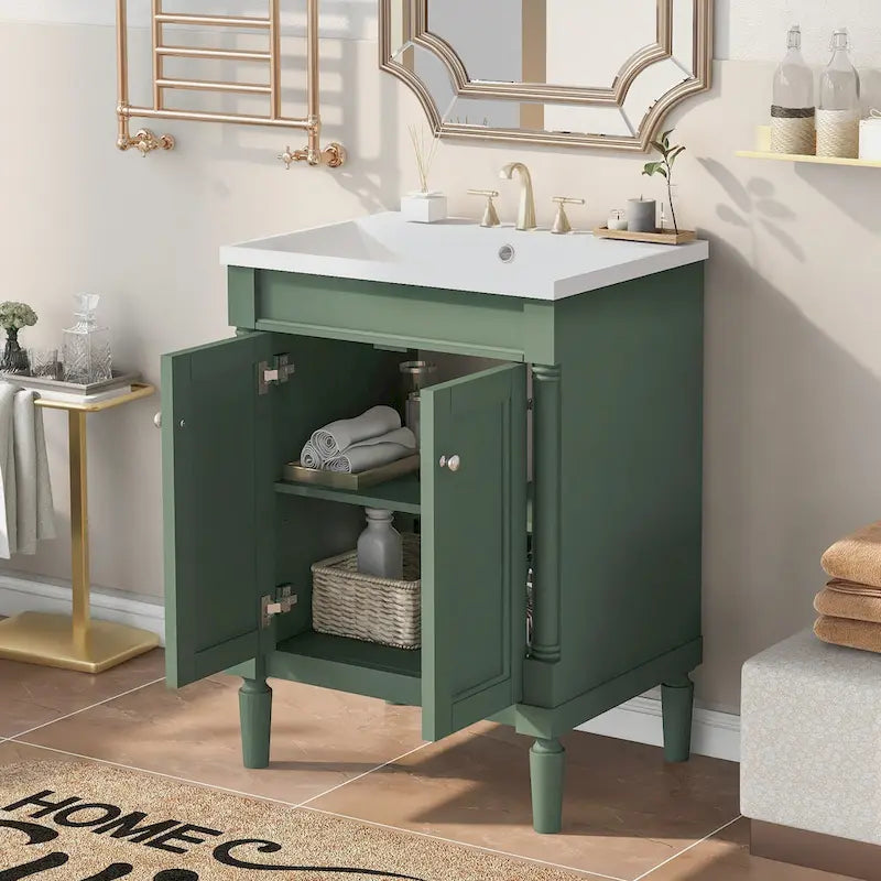 Meuble-lavabo simple vasque