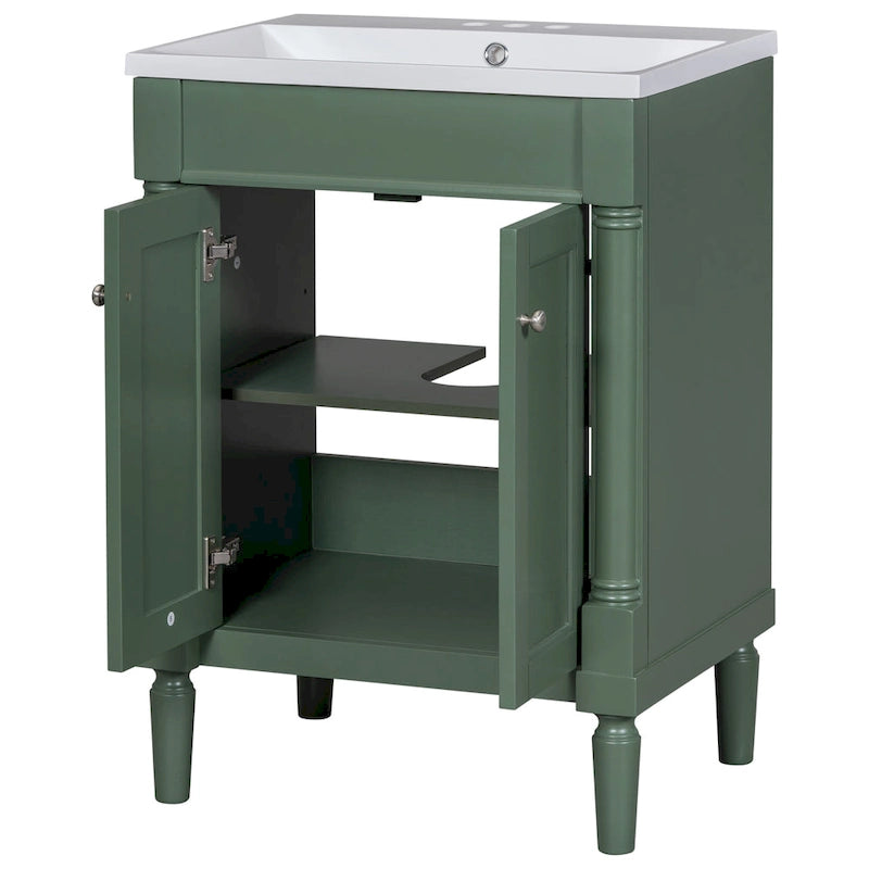 Meuble-lavabo simple vasque