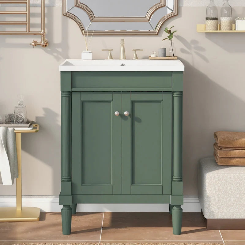 Meuble-lavabo simple vasque