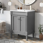 Meuble-lavabo simple vasque