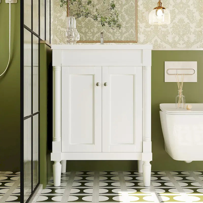 Meuble-lavabo simple vasque