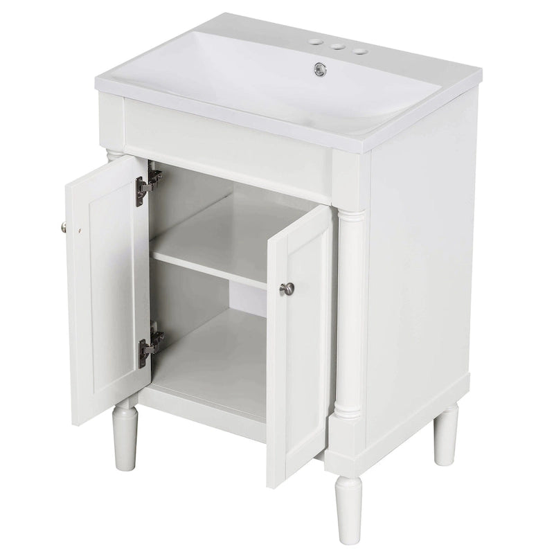 Meuble-lavabo simple vasque
