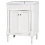 Meuble-lavabo simple vasque
