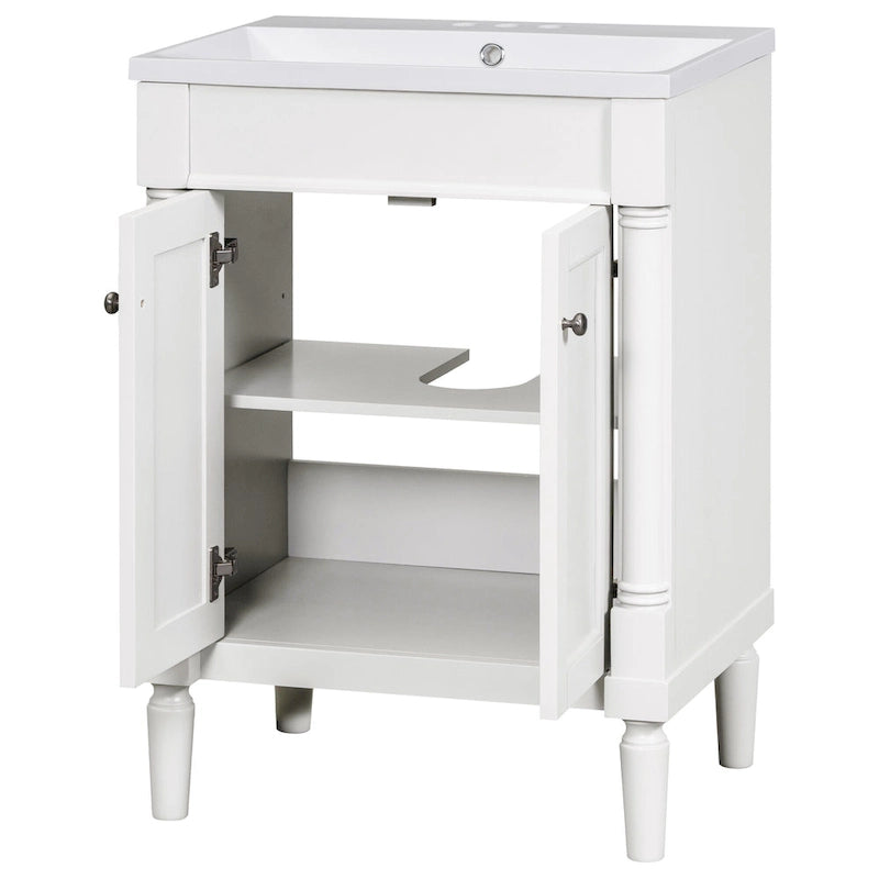Meuble-lavabo simple vasque